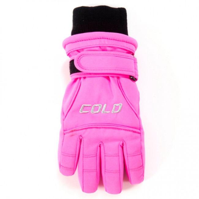 Cold Force Glove JR, junior skihandsker, sugar pink thumbnail