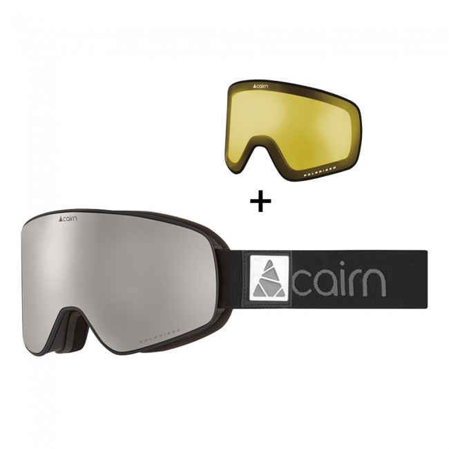 Cairn Polaris, skibriller, mat sort thumbnail