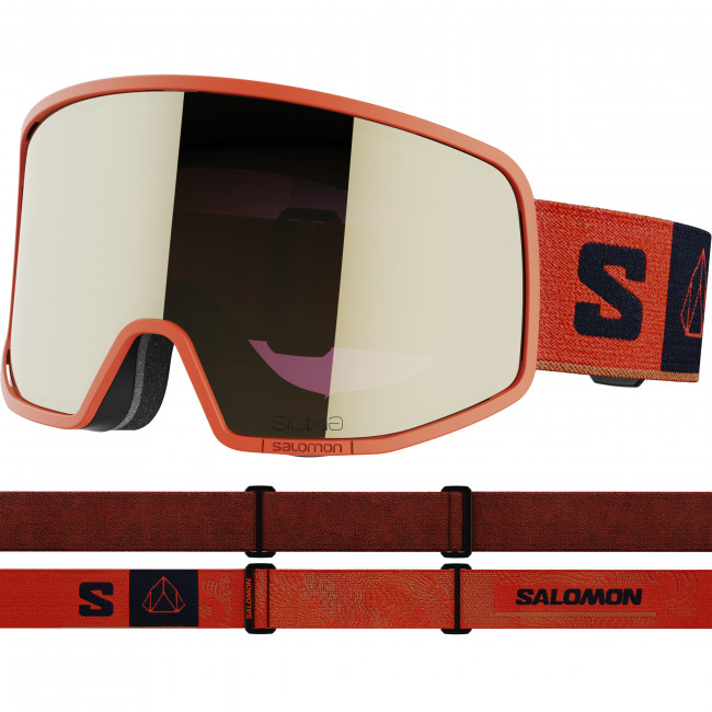 Salomon Lo Fi Sigma, skibriller, orange thumbnail