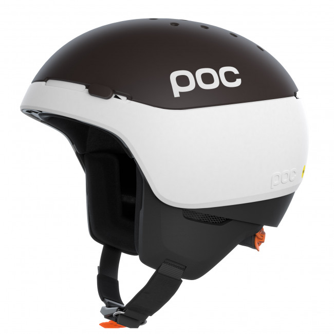 POC Meninx RS MIPS, skihjelm, hydrogen white/axinite brown matt thumbnail