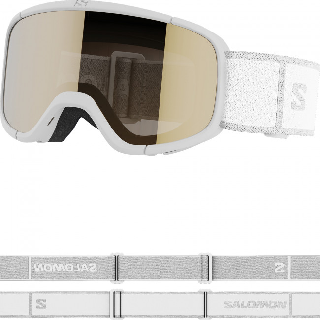 Salomon Lumi Access, skibriller, junior, hvid