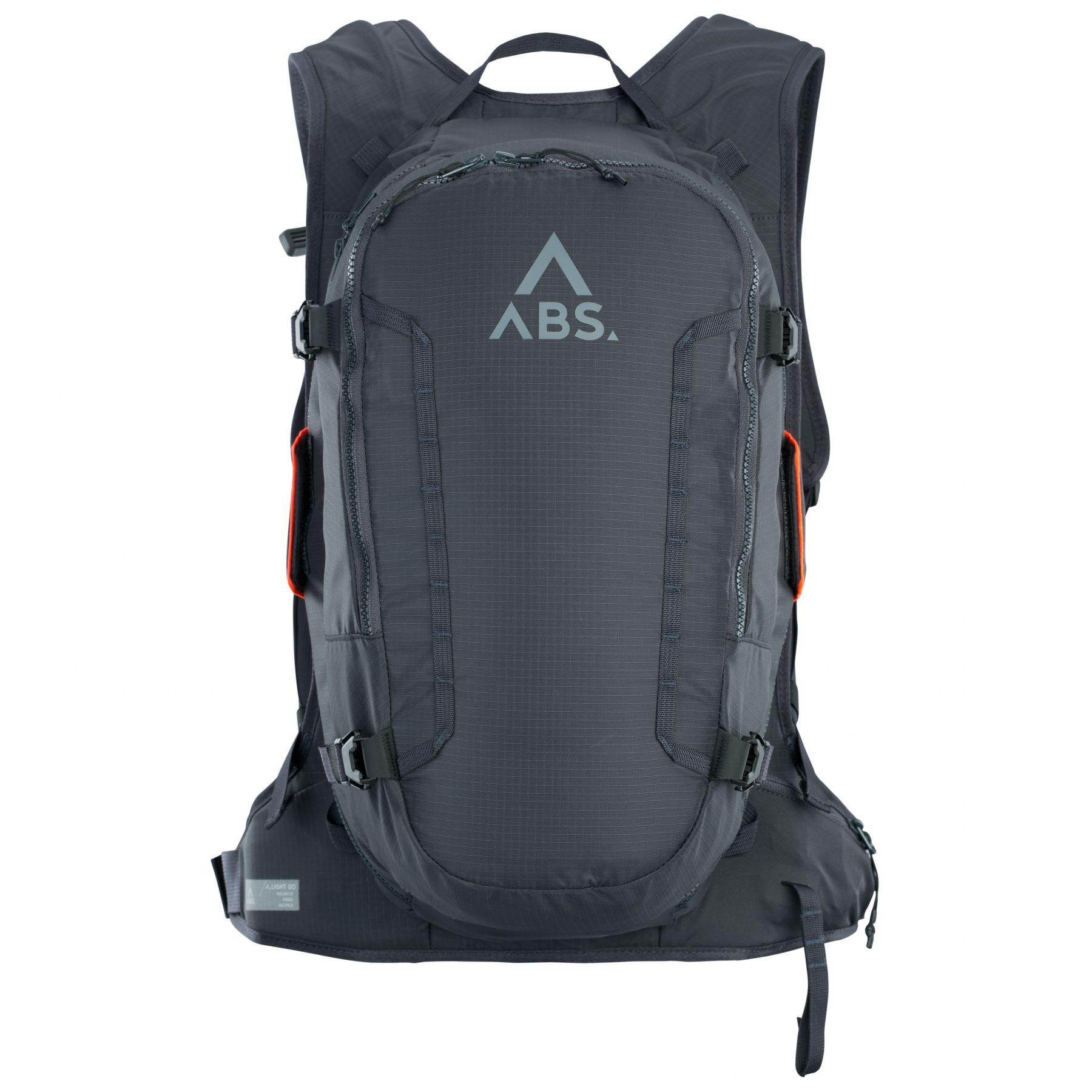 ABS A.Light Go, 22L, lavinerygsæk uden patron, mørkegrå