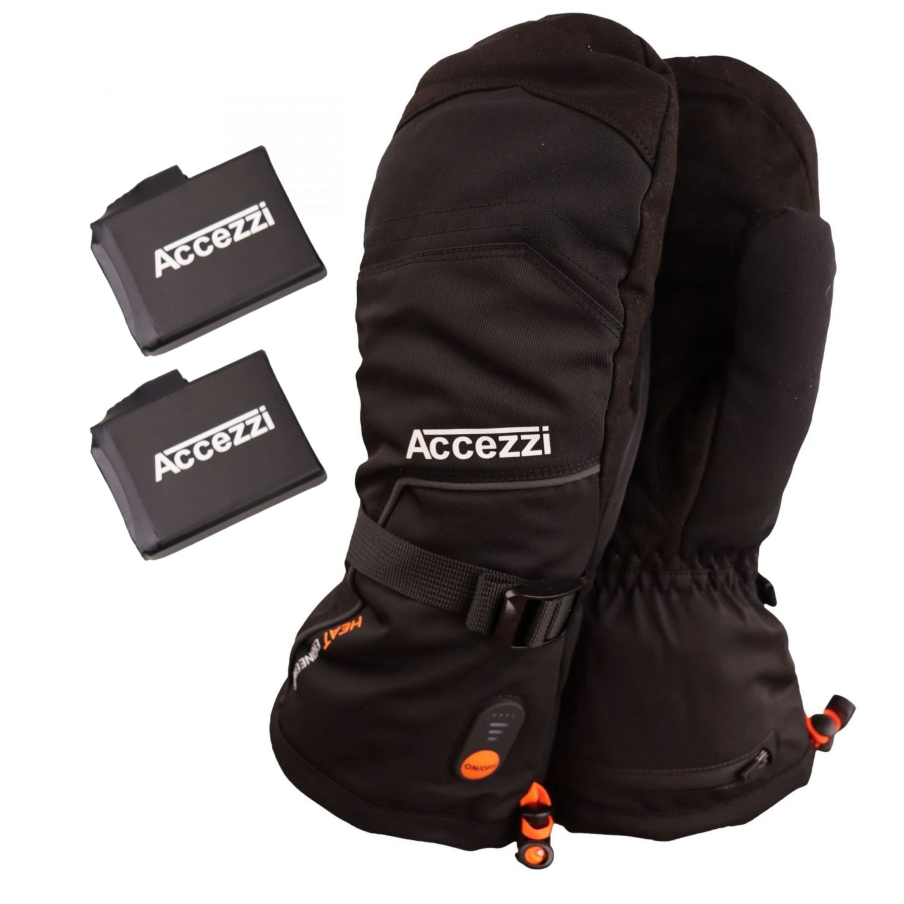 Accezzi Heat Mittens, varmeluffer. Inkl. batteri og oplader