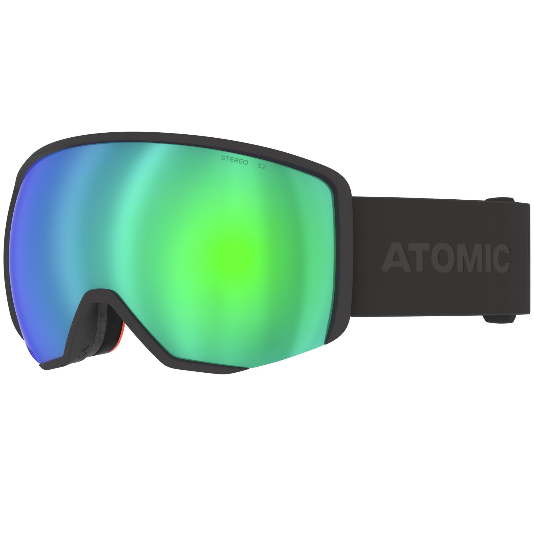 Atomic Revent L Stereo, skibriller, sort