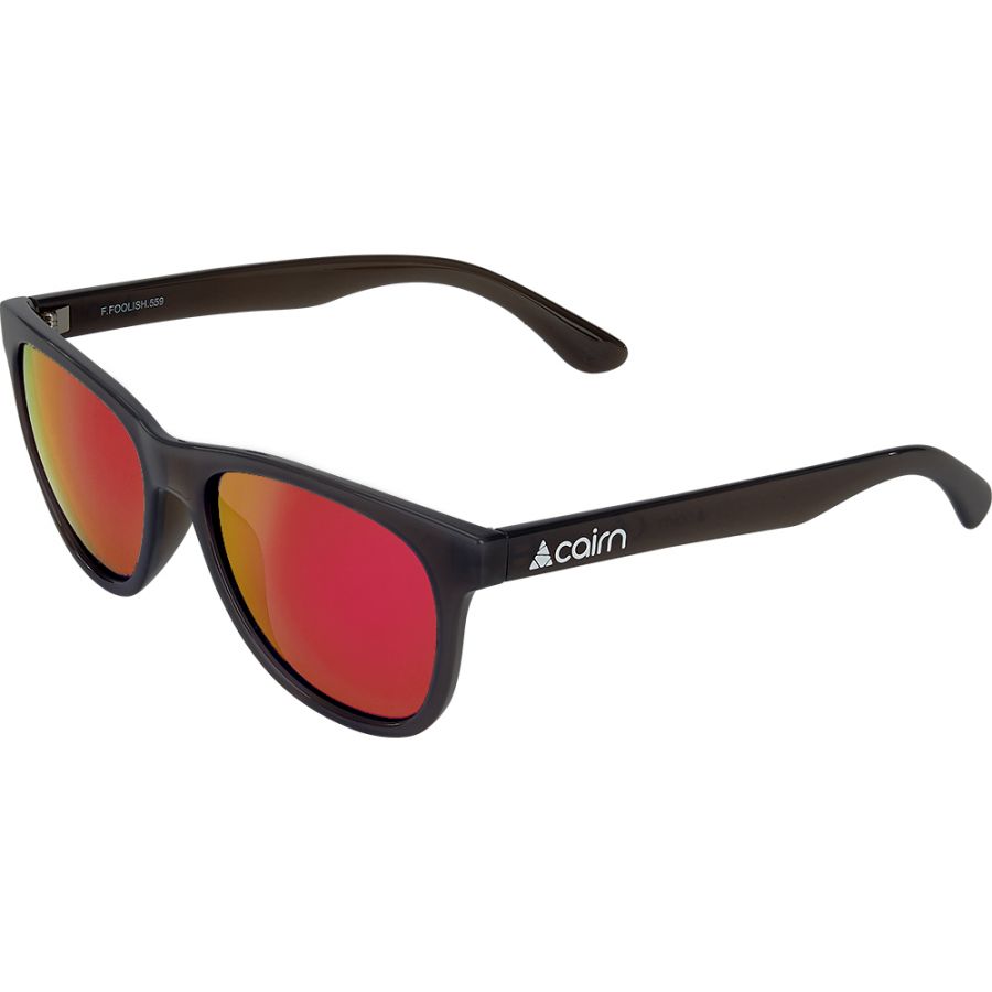 Brug Cairn Foolish Polarized, solbriller, sort/rød til en forbedret oplevelse