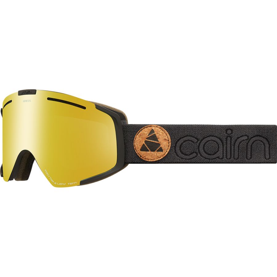 Se Cairn Genesis CLX3000, skibriller, mat sort/guld hos AktivVinter.dk