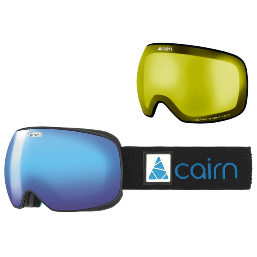 Brug Cairn Gravity, skibriller, mat sort/blå til en forbedret oplevelse