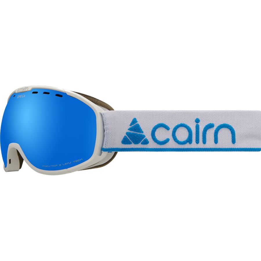 Se Cairn Omega SPX3000, skibriller, hvid/blå hos AktivVinter.dk