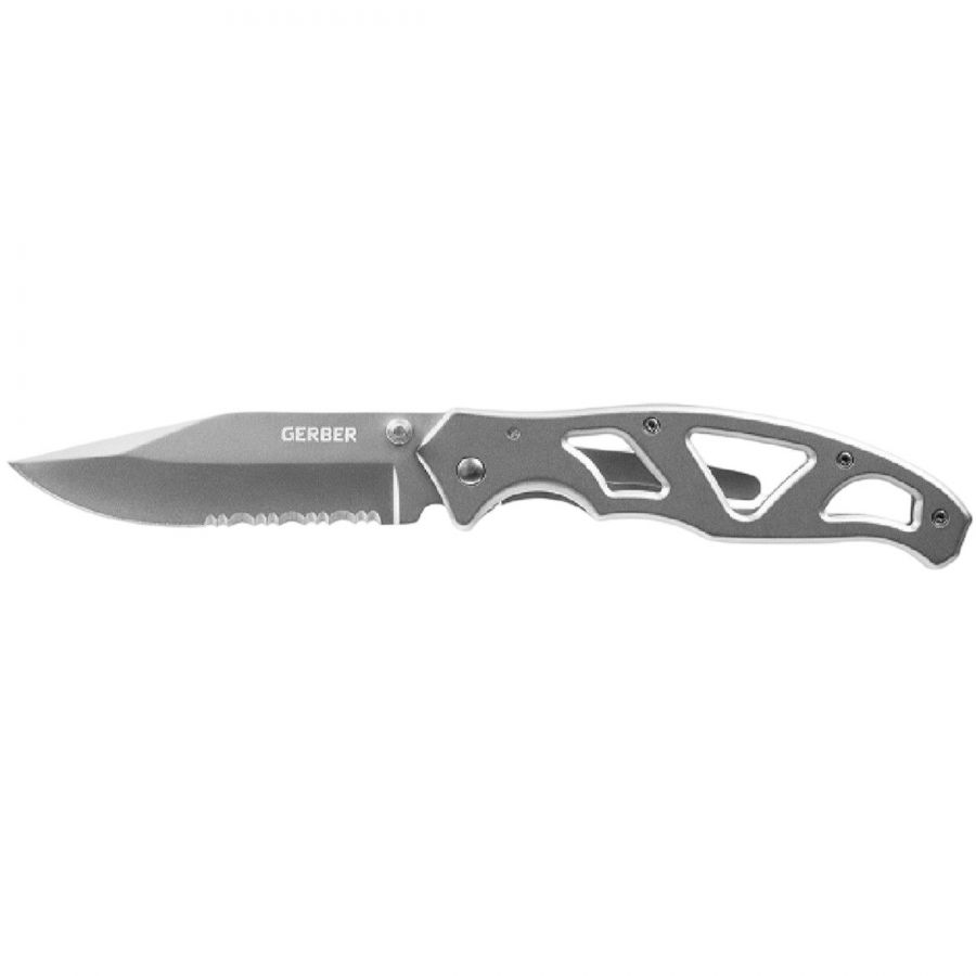 Gerber Paraframe II, lommekniv, sølv