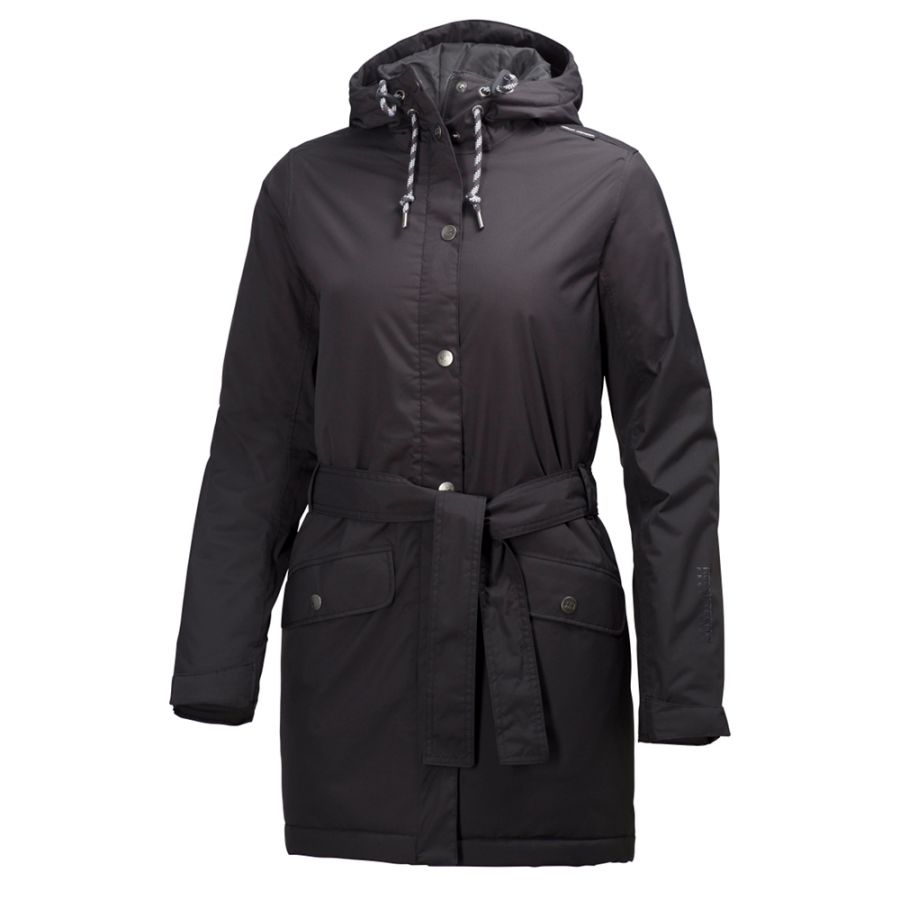 Helly Hansen W Lyness Insulated Coat, dame, sort thumbnail