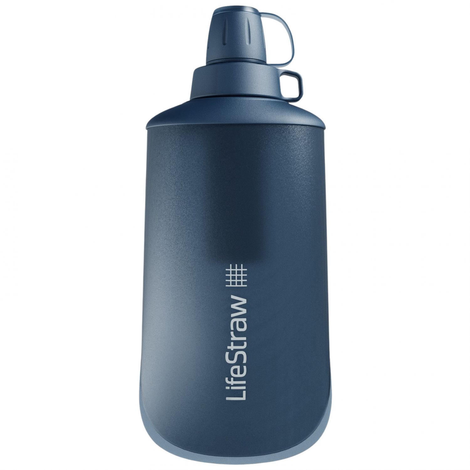 Brug LifeStraw Peak Series Collabsible Squeeze Bottle, 650ml, mørkeblå til en forbedret oplevelse