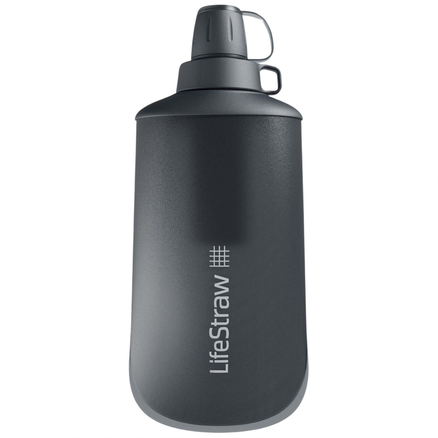 Brug LifeStraw Peak Series Collabsible Squeeze Bottle, 650ml, mørkegrå til en forbedret oplevelse