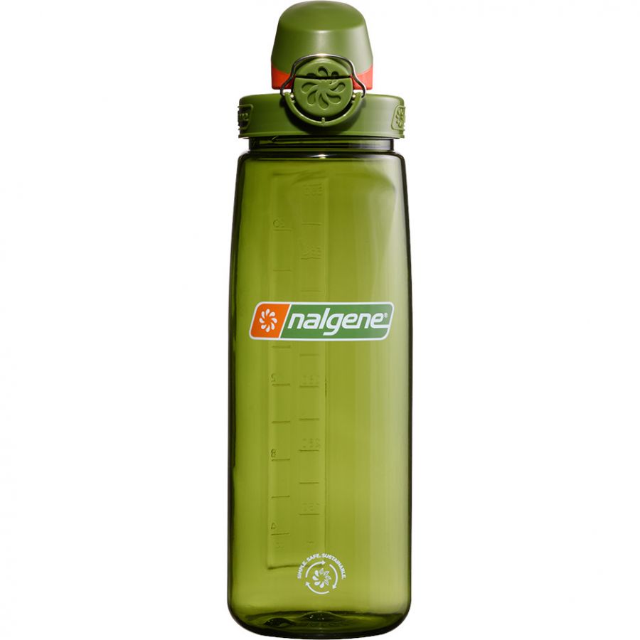 Brug Nalgene OTF Sustain, drikkedunk, 650 ml, grøn/orange til en forbedret oplevelse