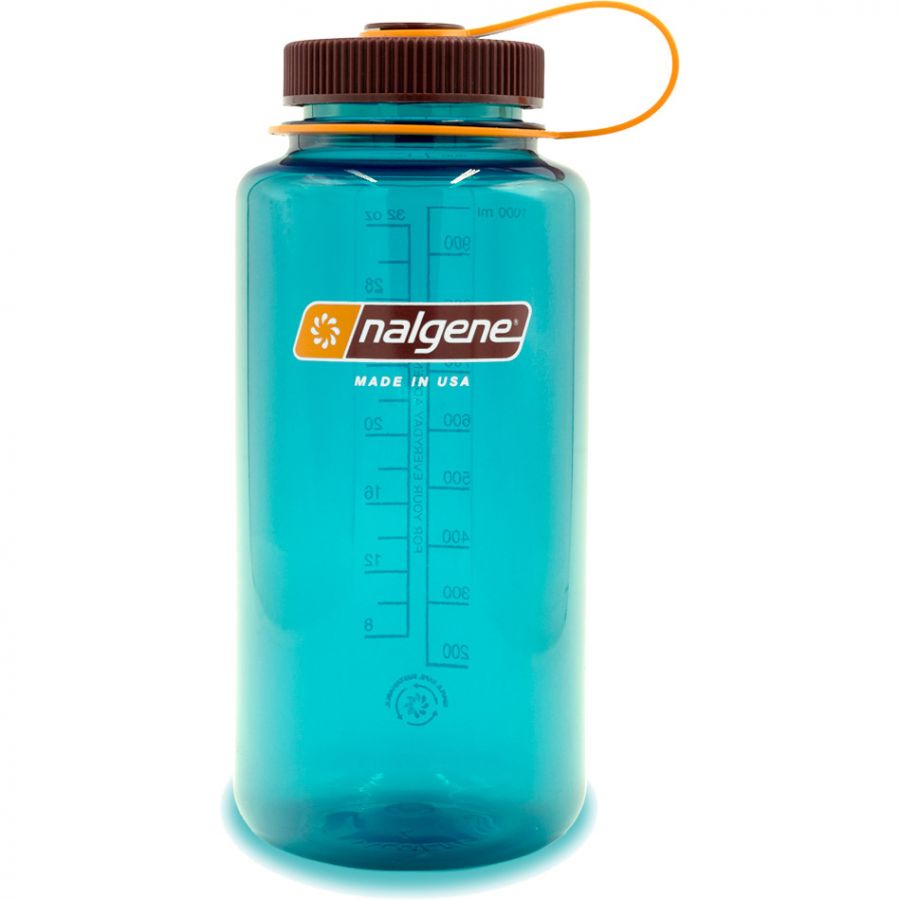 Billede af Nalgene wide mouth sustain, drikkedunk, 1000 ml, blå/grøn