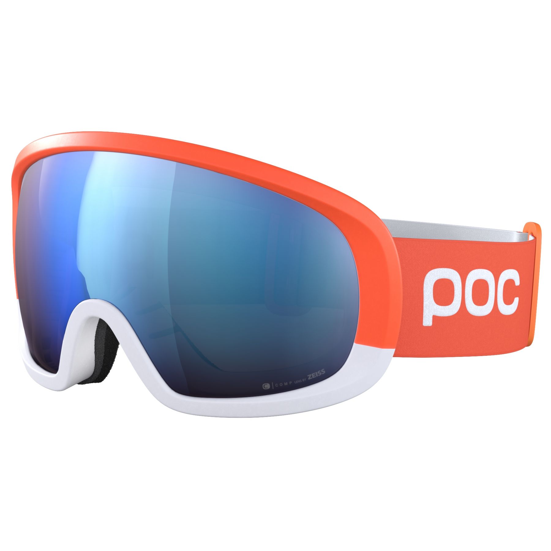 Brug POC Fovea Race, skibriller, zink orange/hydrogen white til en forbedret oplevelse