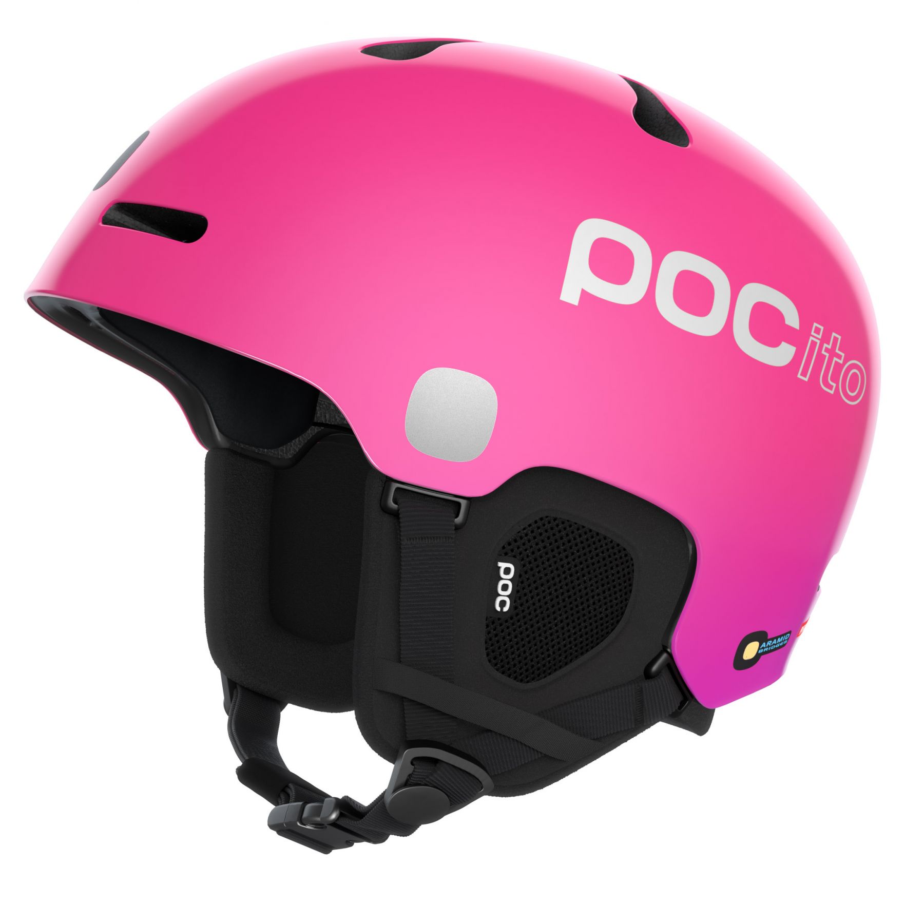 Se POCito Fornix MIPS, skihjelm, junior, flourescent pink hos AktivVinter.dk