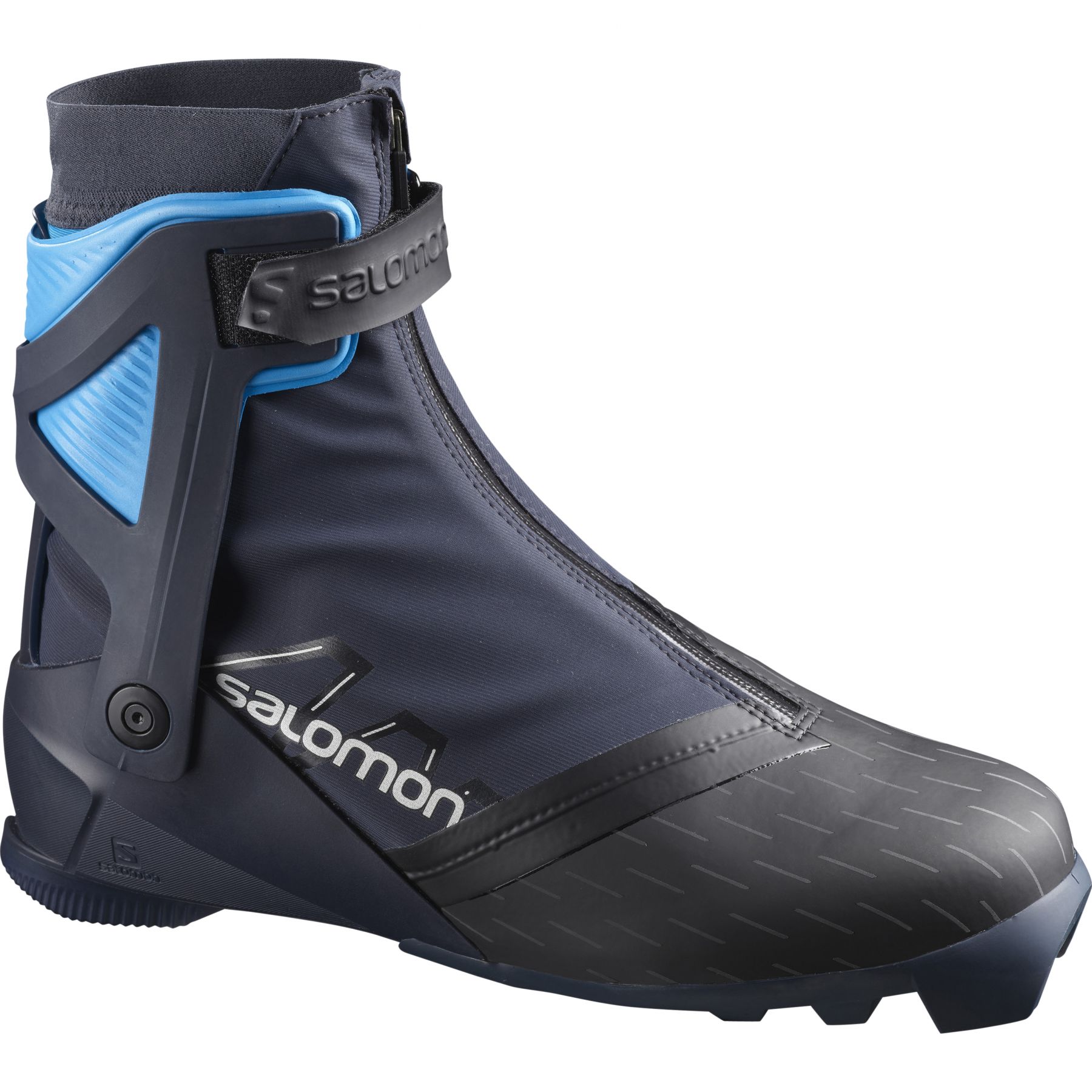 Brug Salomon RS10 Prolink, langrendsstøvler, herre, mørkeblå til en forbedret oplevelse