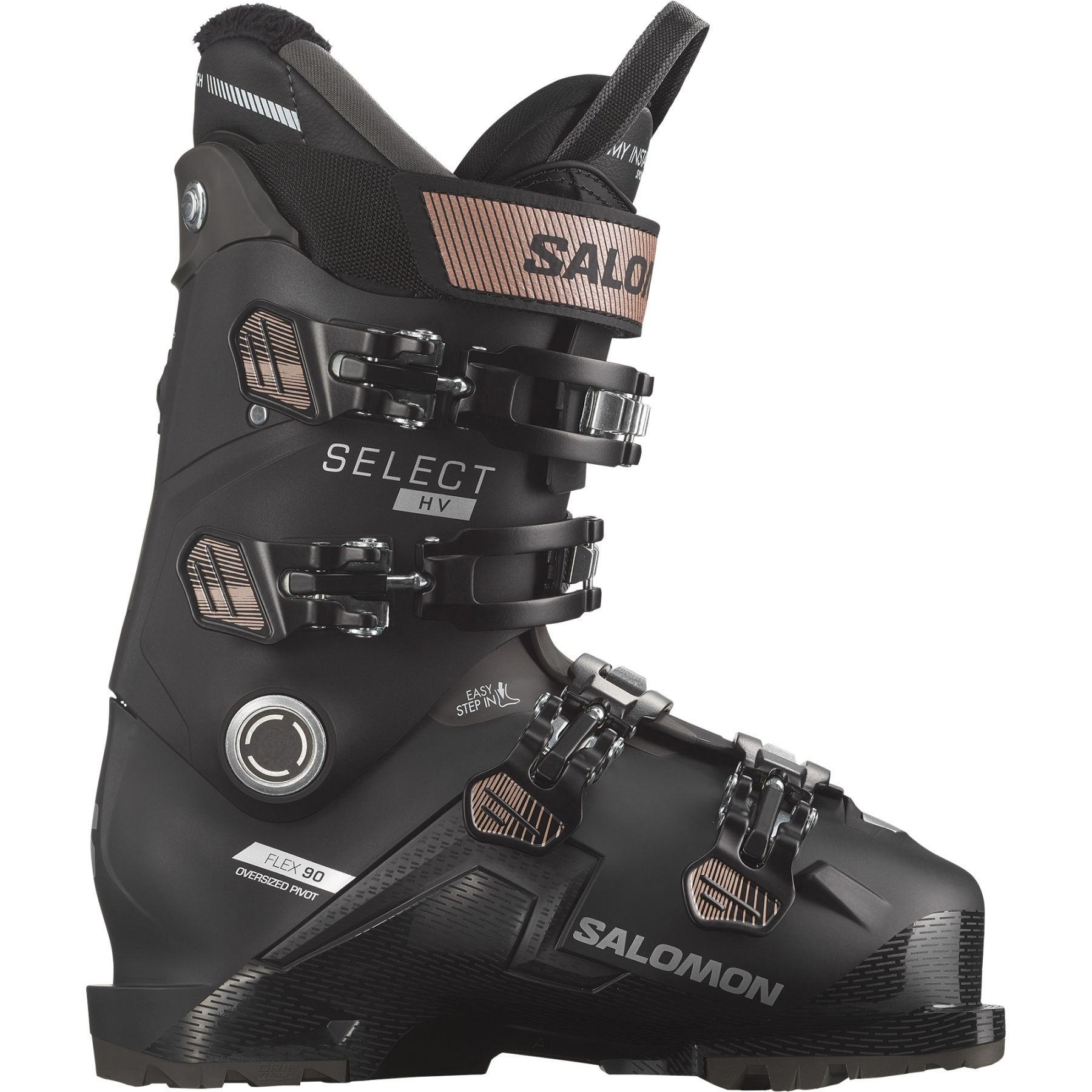 13: Salomon Select HV 90 W GW, skistøvler, dame, sort/pink/hvid