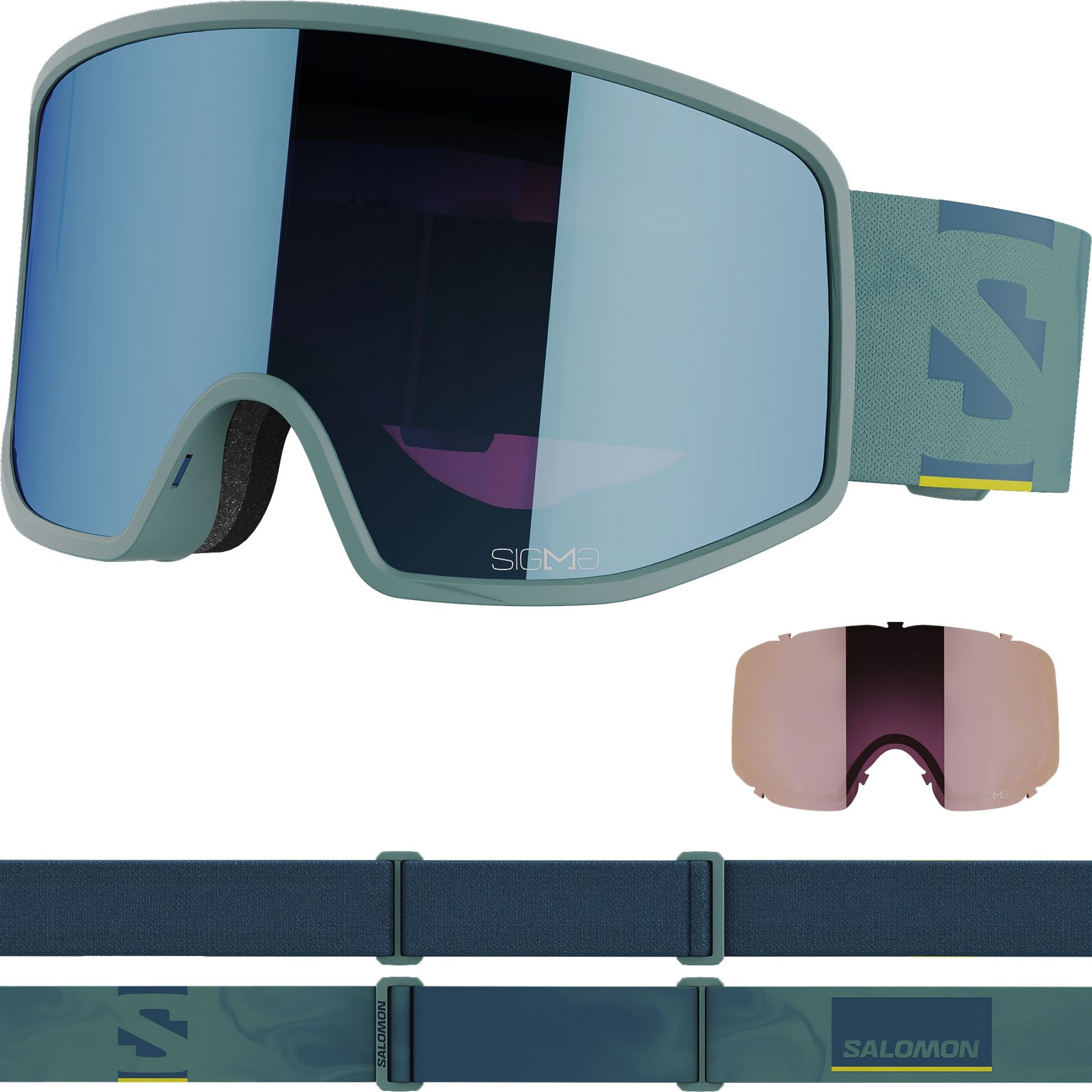 4: Salomon Sentry Pro Sigma, skibriller (OTG), turkis