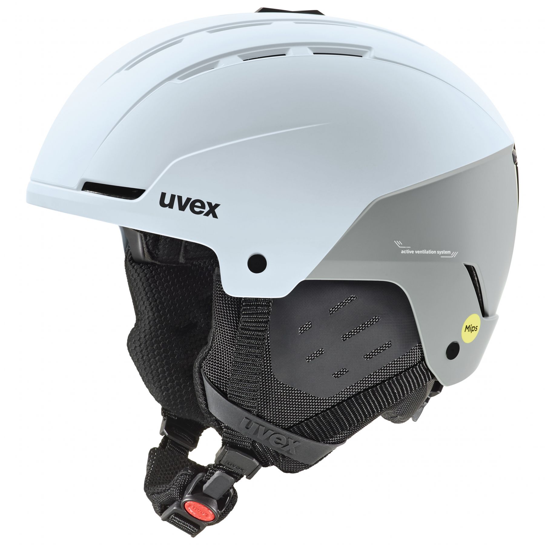 Se Uvex Stance MIPS, skihjelm, lyseblå/grå hos AktivVinter.dk