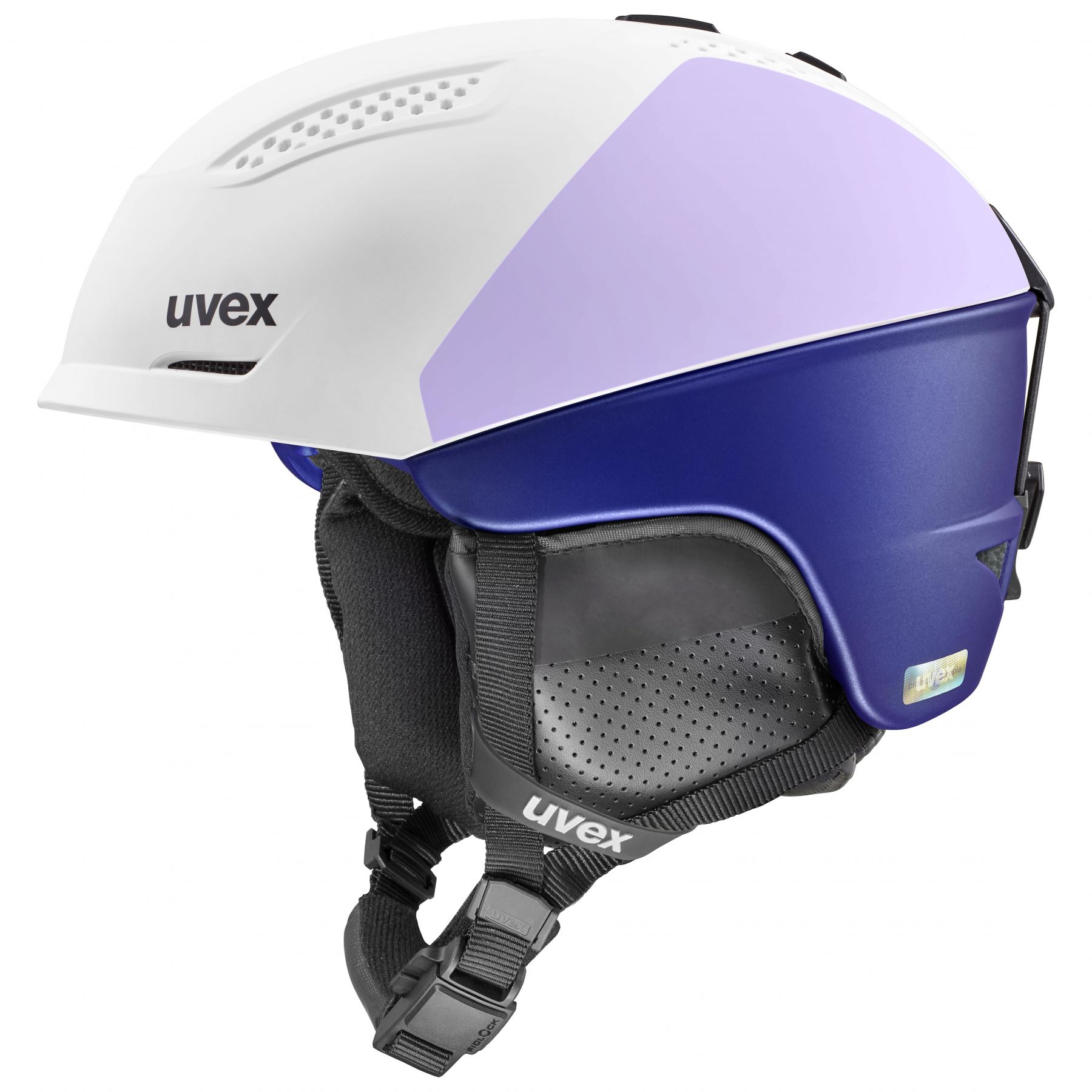 Se Uvex Ultra Pro, skihjelm, dame, hvid/lilla hos AktivVinter.dk