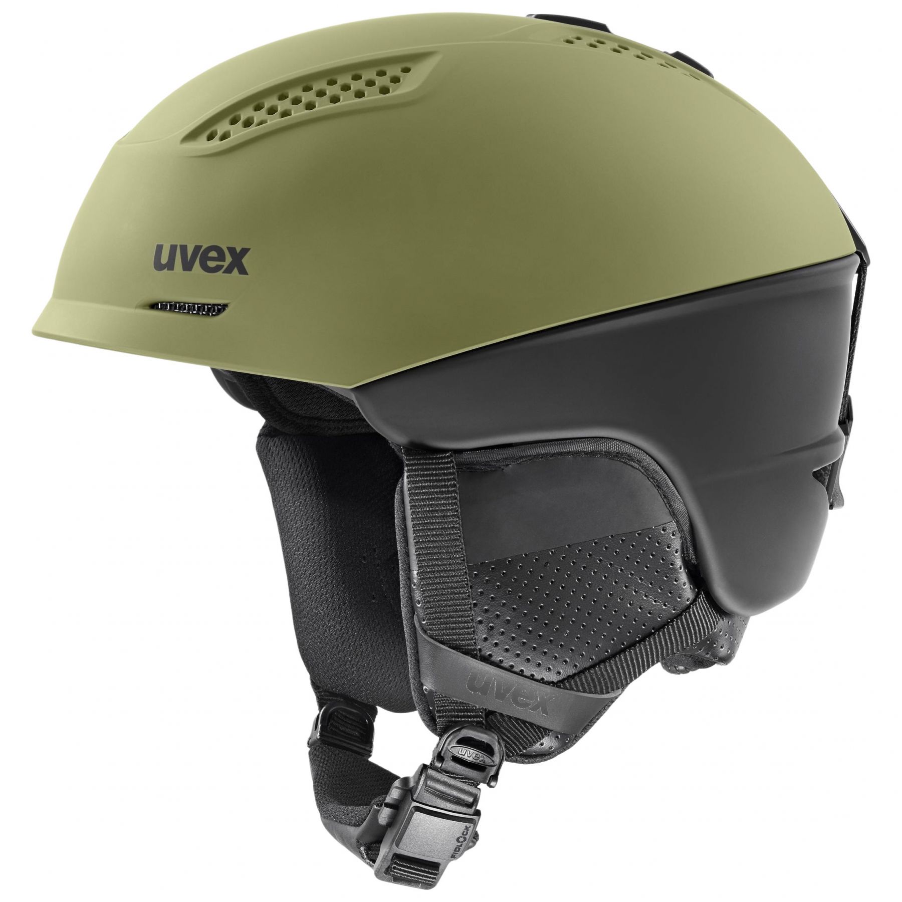 Se Uvex Ultra Pro, skihjelm, grøn/sort hos AktivVinter.dk